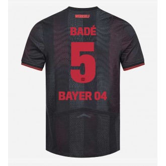 Bayer Leverkusen Loic Bade #5 Hjemmedrakt 2025-26 Kortermet Bayer Leverkusen Loic Bade #5 Hjemmedrakt 2025-26 Kortermet